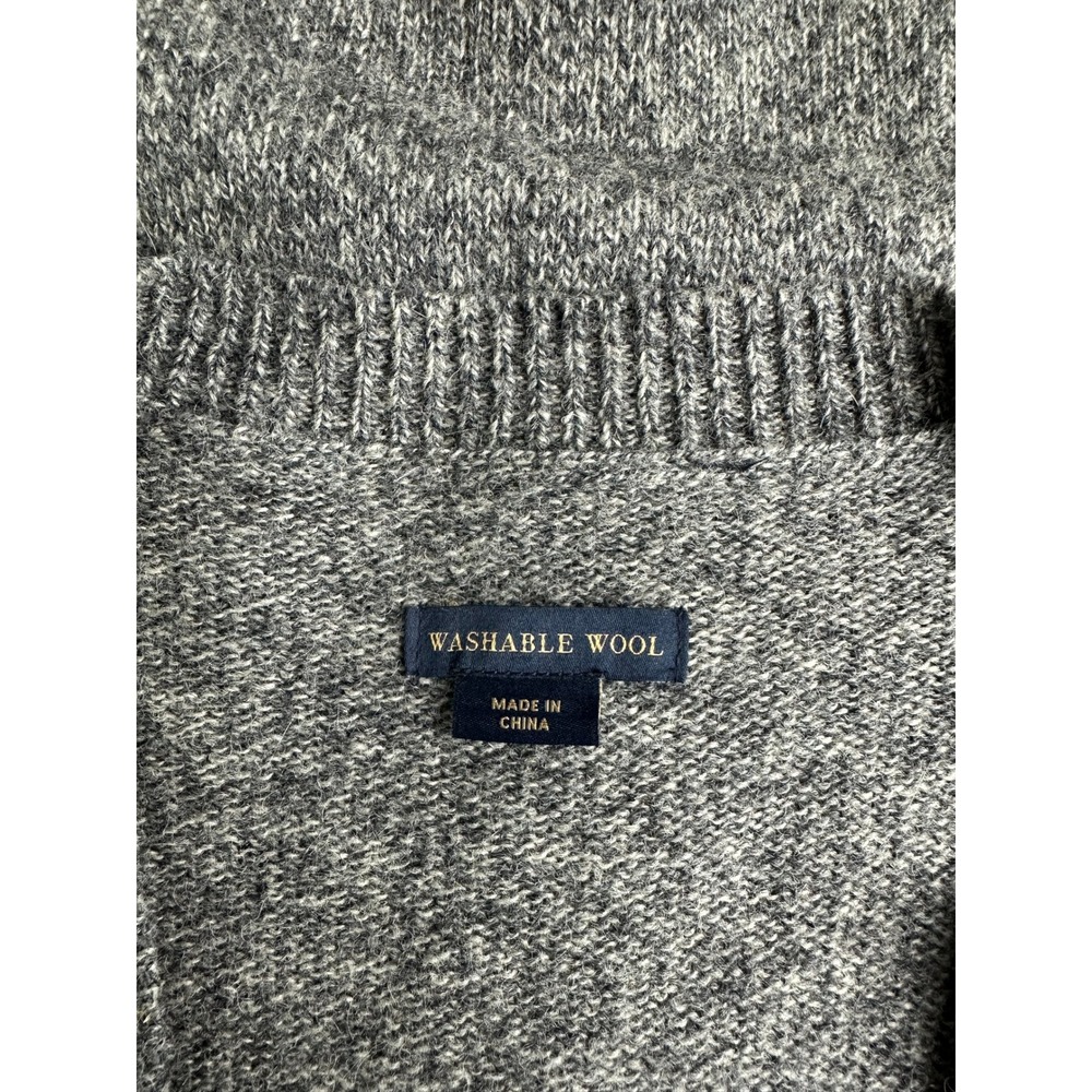 Pendleton Gray Washable Shetland Wool Cardigan Sw… - image 5